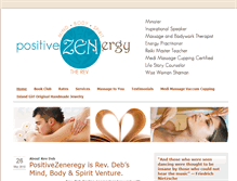 Tablet Screenshot of positivezenergy.com